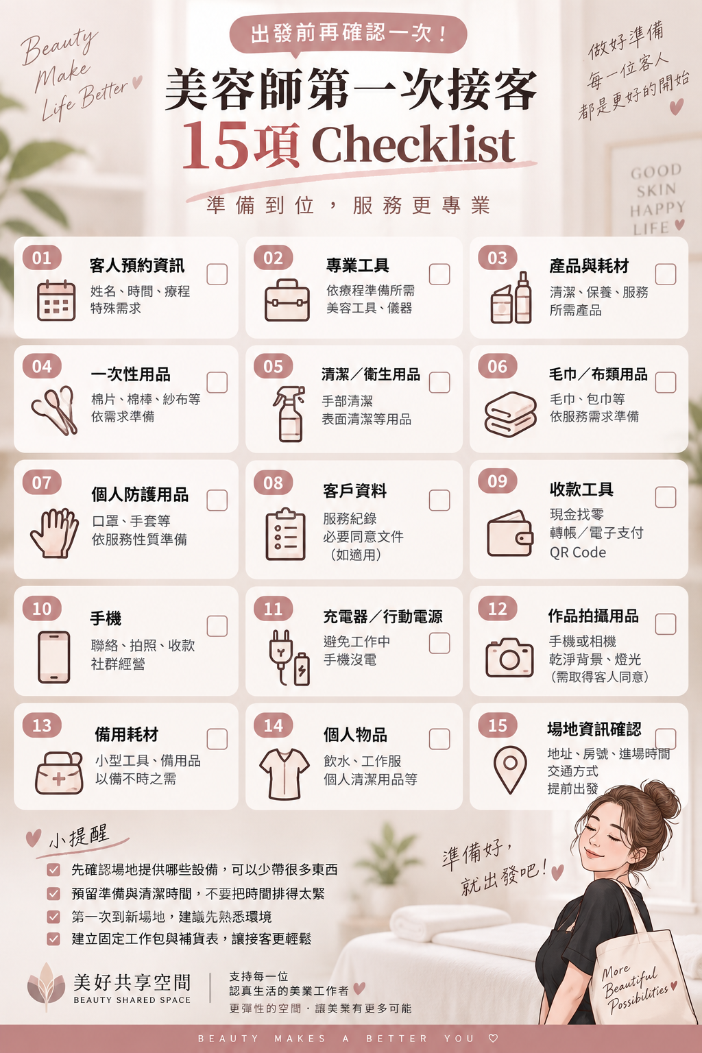 美容師租場地要準備什麼?第一次接客必備清單+注意事項圖片